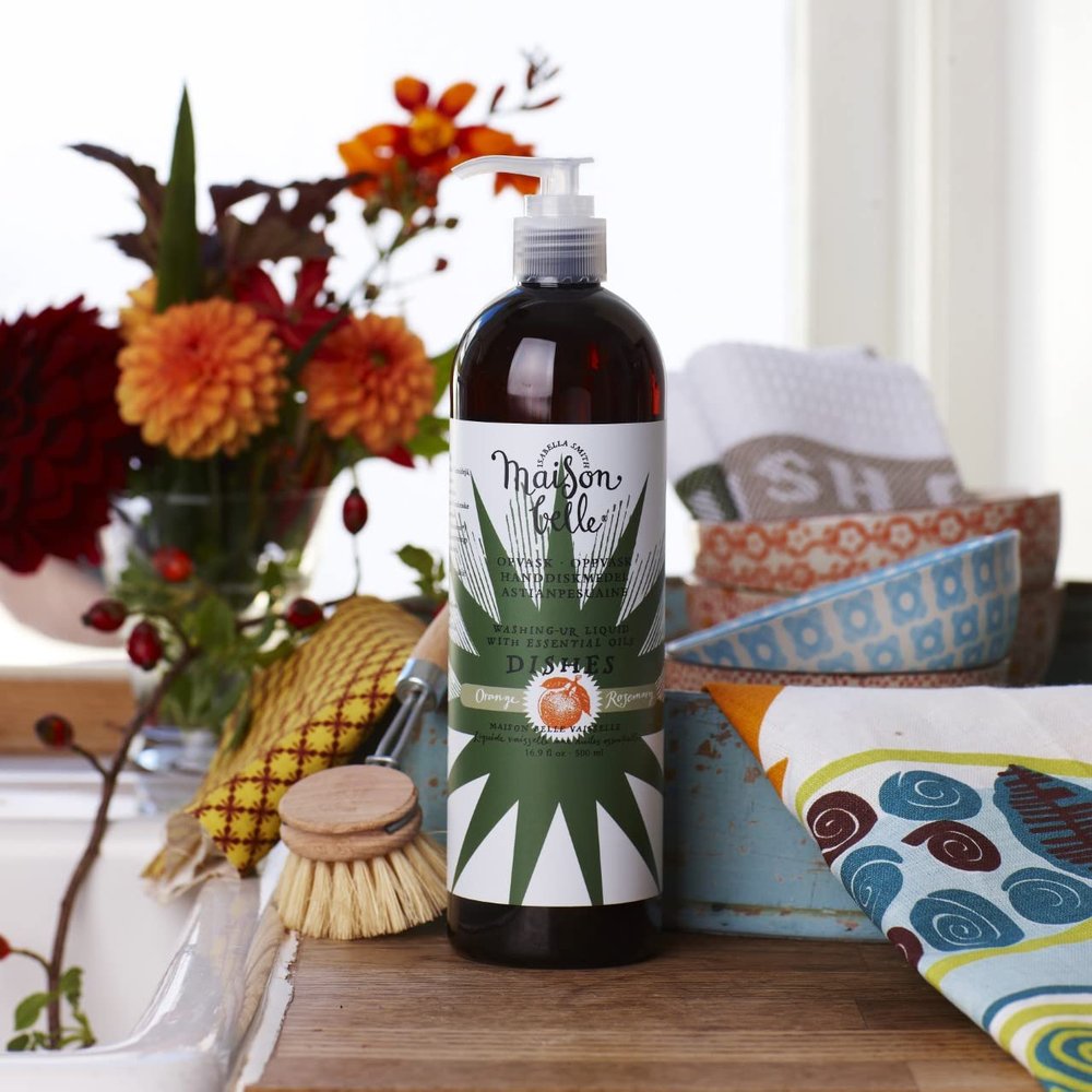 Naturally Maison Belle Dishes - Liquid Soap - Orange & Rosemary