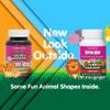 NaturesPlus Animal Parade Inner Ear Support Childrens Chewable - Natural Cherry Flavor - 90 Animal-Shaped Tablets - Probiotic Supplement - Gluten Free - 45 Servings view 2
