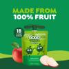 GoGo squeeZ Applesauce and Fruit Puree, Apple Apple, 3.2 oz (Pack of 18), Unsweetened Fruit Snacks for Kids, Gluten Free, Nut Free and Dairy Free, Recloseable Cap, BPA Free Pouches view 4