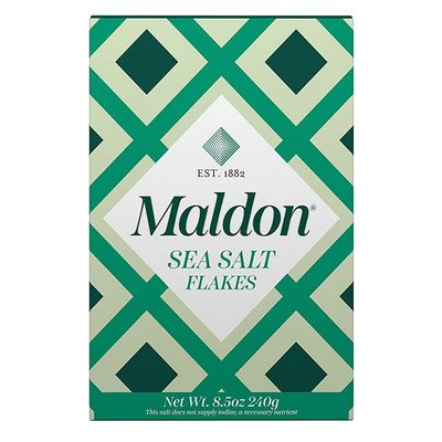 Maldon Salt, Sea Salt Flakes, (240 g) 8.5 oz (Pack of 2)