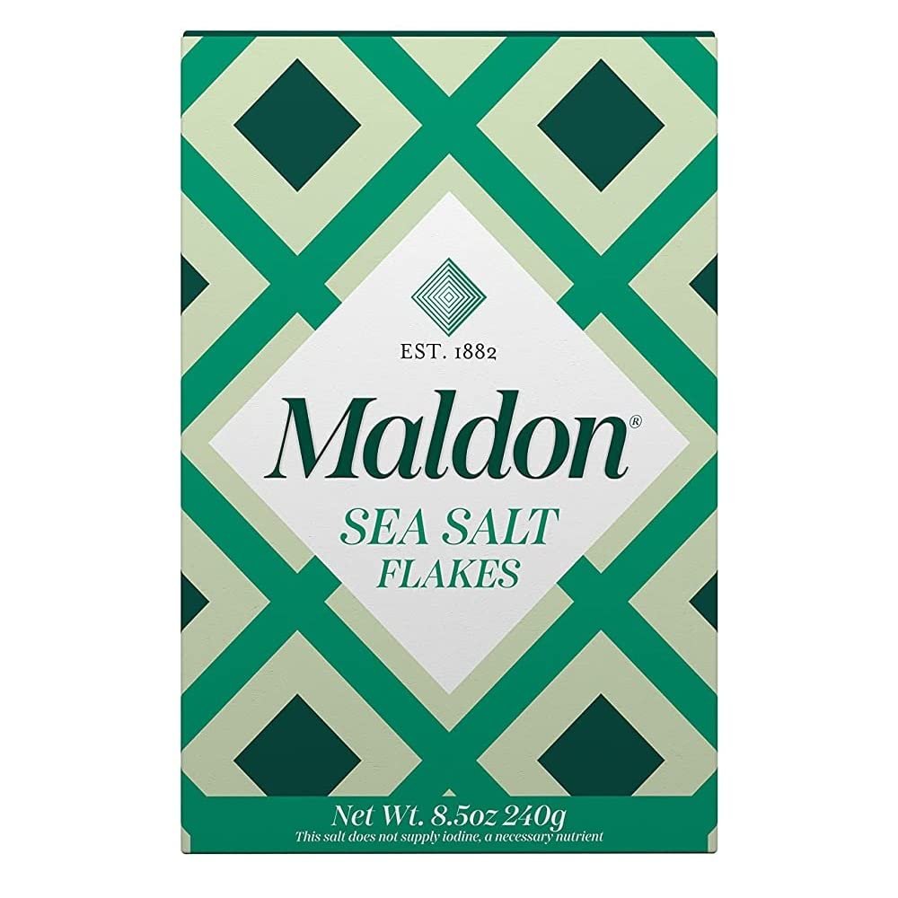 Maldon Salt, Sea Salt Flakes, (240 g) 8.5 oz (Pack of 2)