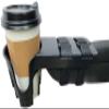 Nearly Universal OH - Wheelchair Cup Holder, Cup Holder for Electric Wheelchair and Mobility Scooter, Black view 1
