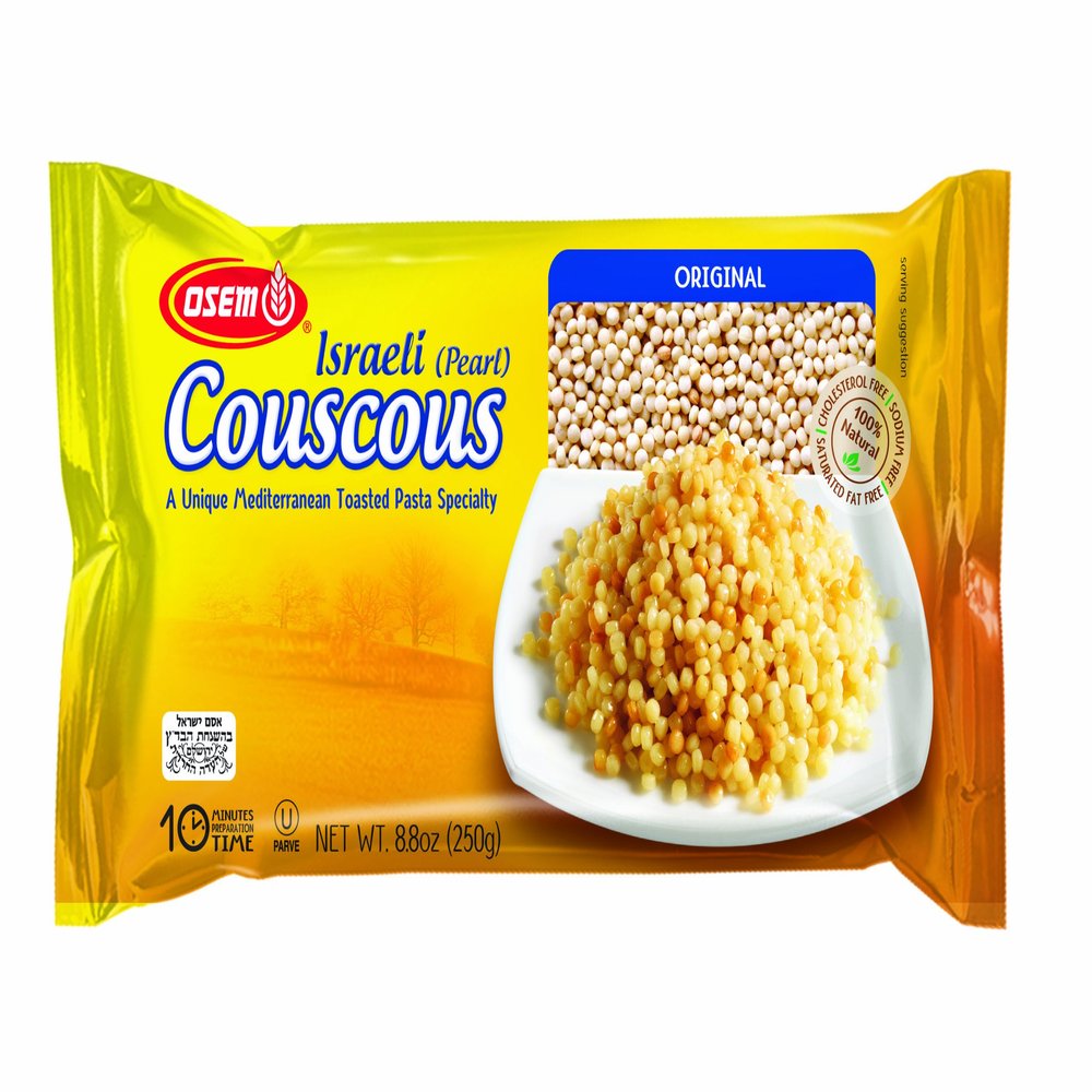 Osem Israeli Pearl Couscous, Original, 8.8 Ounce Box (Pack of 4, Total of 35.2 Oz)