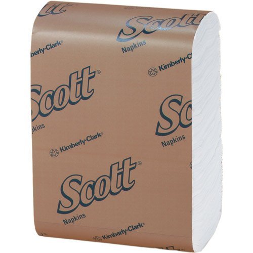Kimberly-Clark KCC98720 Low-fold Dispenser Napkins, 1-ply, 12 X 7, White, 250/pack, 32 Packs/carton