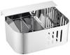 Sanei JKL03003 Stainless Steel Flush Type Cleaner Case, Double, Small view 1
