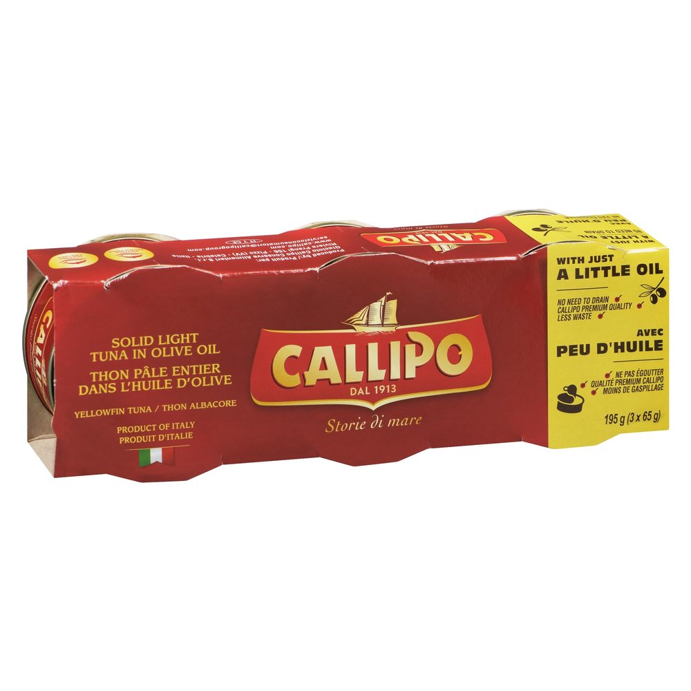 Callipo Solid Light Tuna in Olive Oil in Jar
