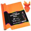 Hygloss Products Cellophane Roll  Cellophane Wrap for Crafts, Gifts, and Baskets 20 Inch x 5 Feet, Orange view 1
