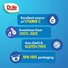 Dole Fruit Bowls Tropical Fruit in 100% Juice Snacks, 7oz 12 Total Cups, Gluten & Dairy Free, Bulk Lunch Snacks for Kids & Adults view 3