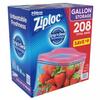 Ziploc Easy Open Tabs Storage Gallon Bags, 52 count(Pack of 4) view 3