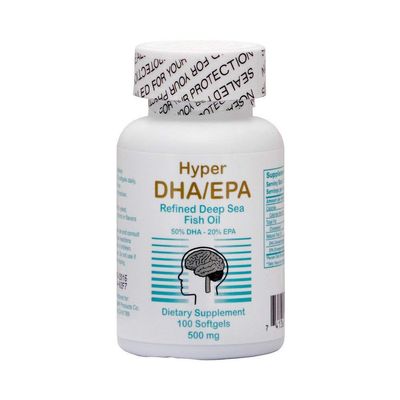 (A843) NuHealth Hyper DHA/EPA Refined Deep Sea Fish Oil 100 Softgels