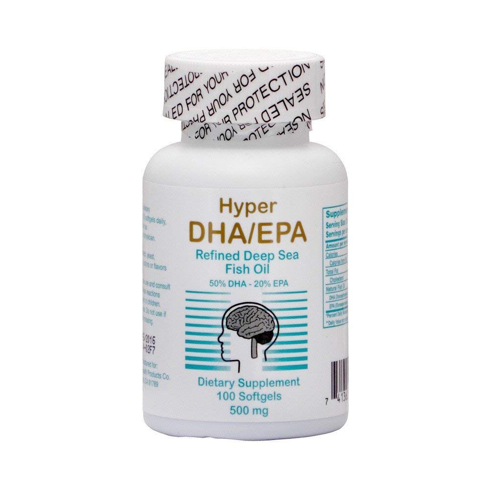 (A843) NuHealth Hyper DHA/EPA Refined Deep Sea Fish Oil 100 Softgels