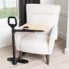 Able Life Tray Table, Adjustable Bamboo TV and Laptop Desk with Ergonomic Stand Assist Safety Handle, Independent Living Aid view 1