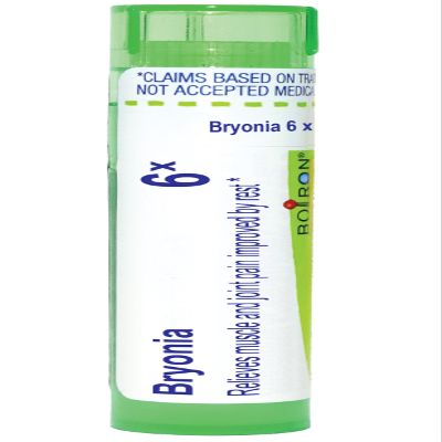 Boiron Bryonia 6X Homeopathic Medicine for Muscle & Joint Pain - 80 Pellets