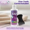 Zap Lice Shampoo Extra Strength - Lice Kit Comb Included 4 FL OZ. view 3