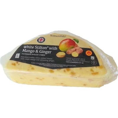 Somerdale, White Stilton with Mango & Ginger (2.5 pounds)