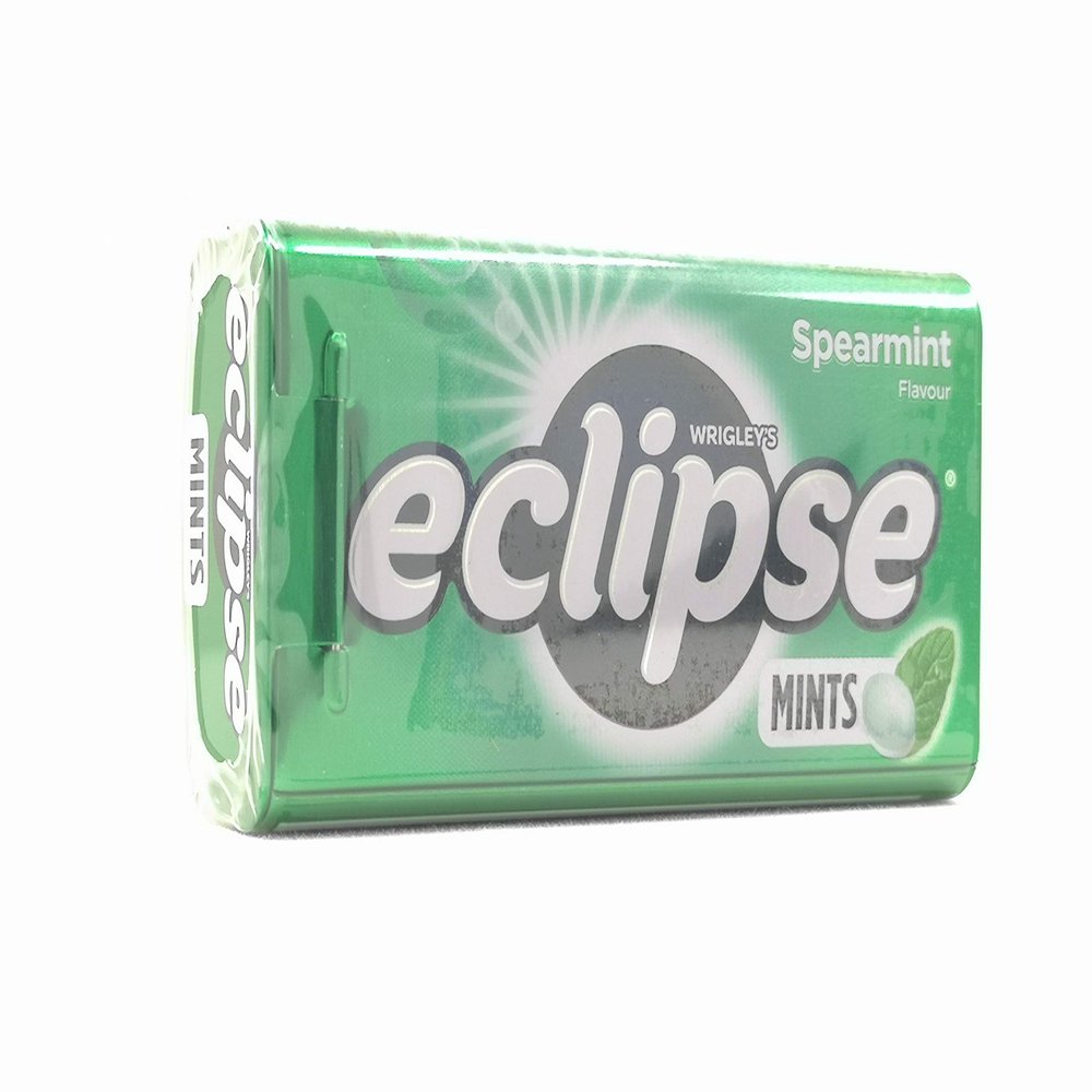 Eclipse Spearmint Sugarfree Mints,1.2-Ounce Boxes (Pack of 8)