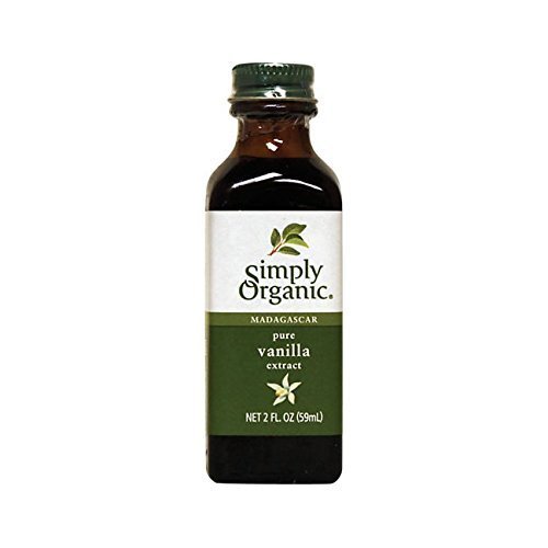 Simply Organic Vanilla Extract CERTIFIED ORGANIC 4 fl. oz. bottle (Pack of 5)