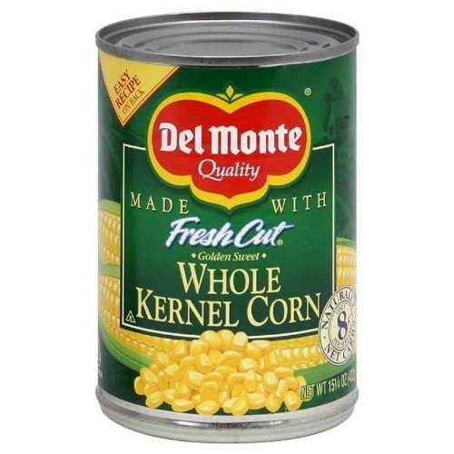 Del Monte Whole Kernel Corn Low Salt, 15.25-Ounce (Pack of 12)