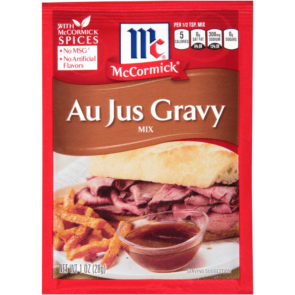 McCormick Au Jus Natural Style Gravy Mix, 1-ounces (Pack of12)
