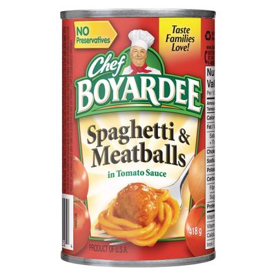 Chef Boyardee Spaghetti and Meatballs, 14.5-Ounce (Pack of 24)
