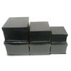 Expo International Square Set of 6-Classic Glossy Black Finish Gift Boxes view 1