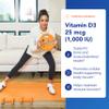 Pure Encapsulations Vitamin D3 25 mcg (1,000 IU) - Supplement to Support Bone, Joint, Breast, Heart, Colon & Immune Health - with Premium Vitamin D - 120 Capsules view 3