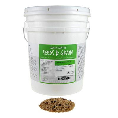 Handy Pantry Organic Biblical Bread Multi-Grain Mix - Make Scripture Bread / Flour - 35 Lbs - Whole Grain Mix: Wheat, Spelt, Barley, Millet, Lentils & Beans