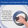 Rolyan Pronation & Supination Wheel, 2 Pound Weighted Wheel Training Device for Motor Control and Mobility, Hand & Arm Trainer for Forearm and Shoulder Surgery Recovery & Rehabilitation view 3
