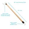 7PC Hip Kit For Seniors Total Hip Replacement, Hip Replacement Kit After Surgery, Hip Replacement Recovery Kit With Reacher, Sock Aid, Bath Sponge, Dressing Stick, Shoehorn, Elastic Shoelaces view 4