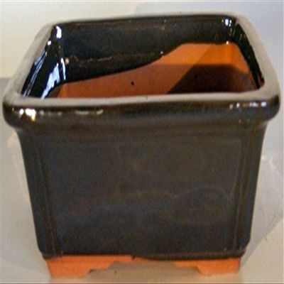 Bonsai Boy Blue Ceramic Bonsai Pot - Rectangle 8 5 x 6 625 x 3 5 OD