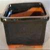 Bonsai Boy Blue Ceramic Bonsai Pot - Rectangle 8 5 x 6 625 x 3 5 OD view 1