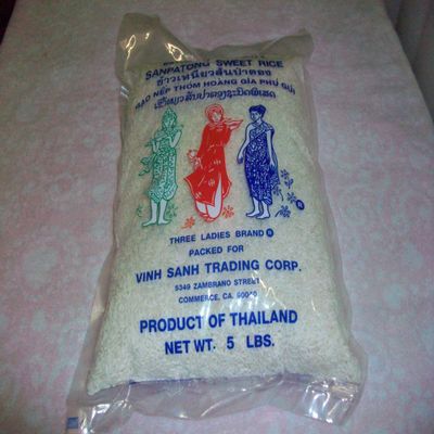 2 BAGS EXTRA SUPER QUALITY SANPATIONG SWEET RICE 5LBS