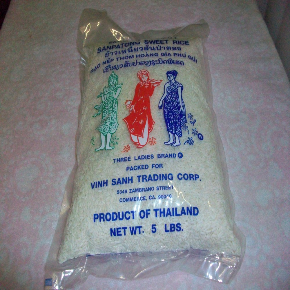 2 BAGS EXTRA SUPER QUALITY SANPATIONG SWEET RICE 5LBS