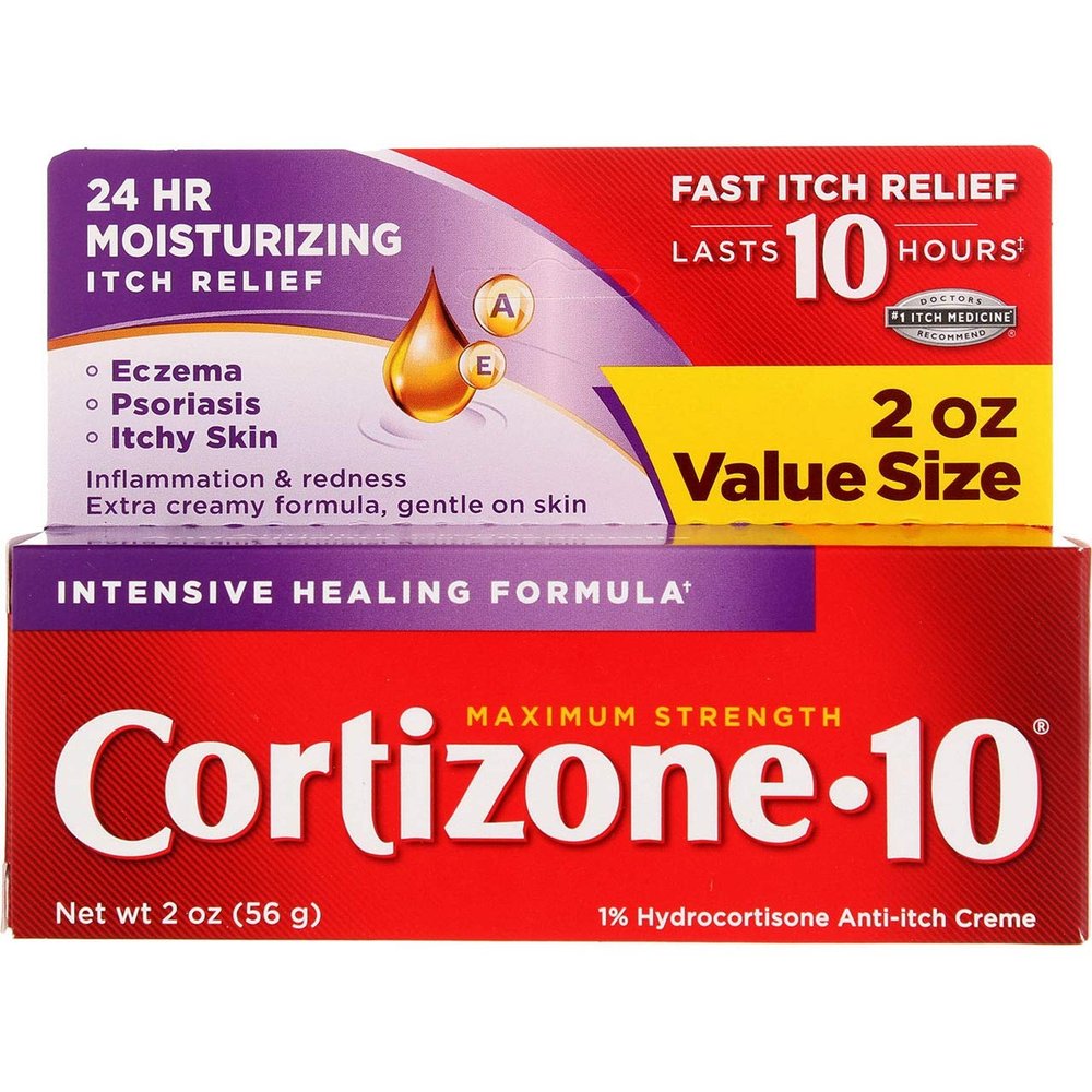 Cortizone-10 Max Strength Cortizone-10 Intensive Healing Formula, 2oz Boxes (Pack of 2)