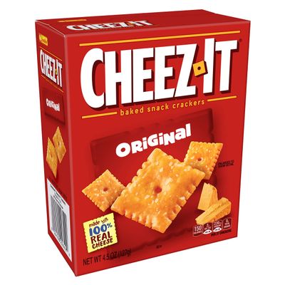 Cheez-It Original Grab 'N Go Snacks, 4.5-Ounce Packages (Pack of 12)