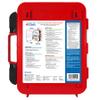 Be Smart Get Prepared First Aid Kit Hard Red Case 326 Pieces Exceeds OSHA and ANSI Guidelines 100 People - Office, Home, Car, School, Emergency, Survival, Camping, Hunting and Sports (20HBC01015REV3) view 3