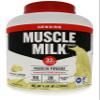 Muscle Milk Genuine Protein Powder, Banana Crme, 32g Protein, 4.94 Pound, 32 Servings view 1