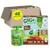 GoGo squeeZ Applesauce and Fruit Puree, Apple Cinnamon, 3.2 oz (Pack of 48), Unsweetened Fruit Snacks for Kids, Gluten Free, Nut Free and Dairy Free, BPA Free Pouches (Packaging May Vary) view 1