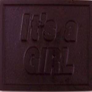 10 "It's a Girl" Dark Chocolate Bars Certified Kosher