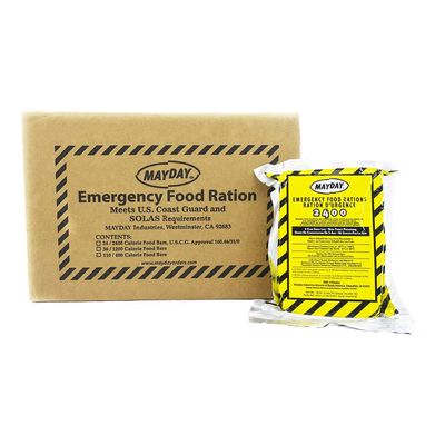 Mayday 2400 Calorie Food Bars (24 per case) MRE, Camping, Hiking, Survival