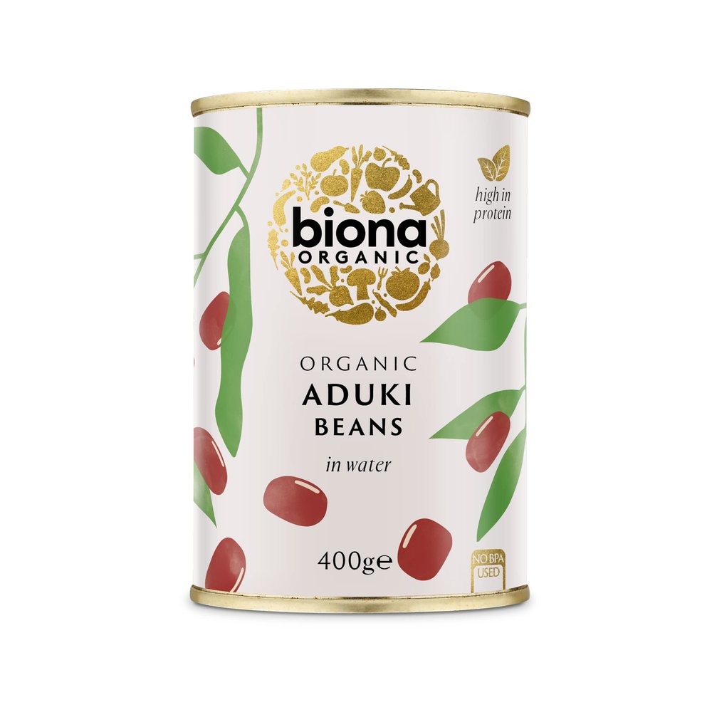 BIONA Organic Aduki Beans, 400 GR