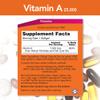 NOW Foods Vitamin A from Fish Liver Oil, 25000IU, 250 Sgels (Pack of 3) view 2