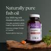 New Chapter Wholemega Fish Oil Supplement - 2000mg per Serving, Clinically Proven Wild Alaskan Salmon Oil with Omega-3 + Vitamin D3 + Astaxanthin, 120 Softgels view 4