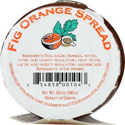 Dalmatia Dalmatia Fig Spread W/ Orange (Economy Case Pack) 8.5 Oz Jar (Pack of 12)