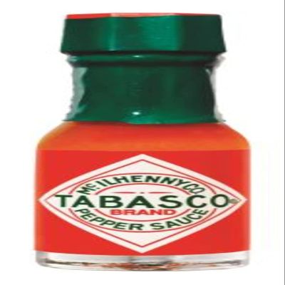 TABASCO Brand Original Red Sauce Miniature Bottles - Case of 500 Bottles - 1/8 Ounce Bottle - Mini Hot Sauce Bottles