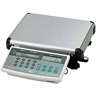 A&D Weighing HD-30KA, HD Series 60lb Counting Scale, Single Display