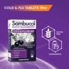 Sambucol Cold and Flu Relief Tablets - Homeopathic Cold Medicine, Nasal & Sinus Congestion Relief, Use for Runny Nose, Coughing, Cold Remedy for Adults - Black Elderberry, 30 Count, 2-Pack view 3