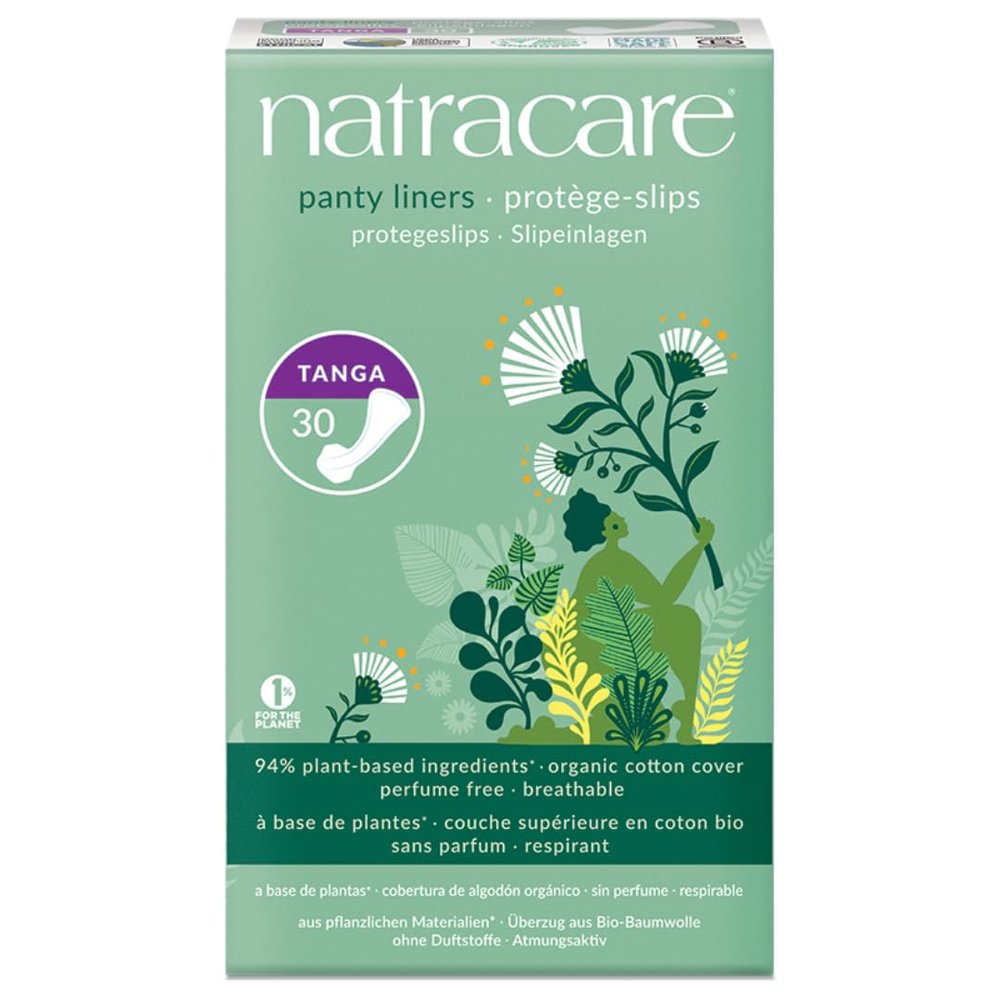 Natracare Thong Panty Liners 12 Pack, 360 Liners Total