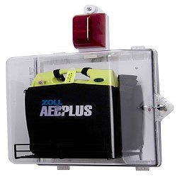 Zoll Medical Corp Clear AED Plus Wall Cabinet with Alarm - Model 8000-0856 - Each