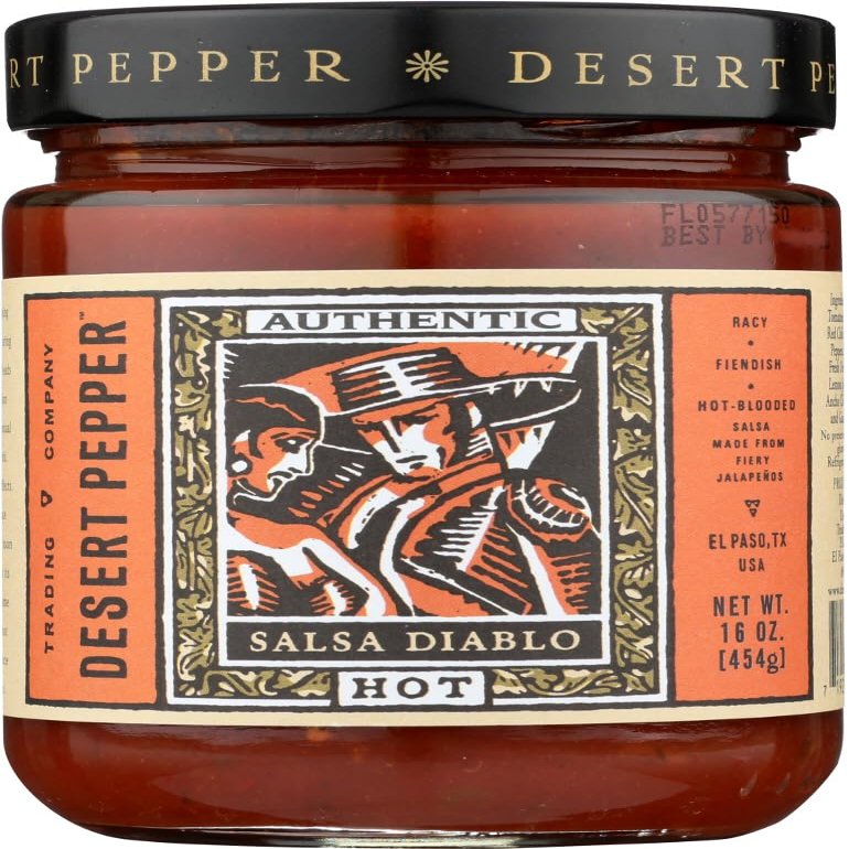 Desert Pepper Salsa Diablo 16 oz - 4 Unit Pack